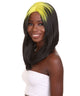Billie - Women's 26 in. Lace Front Multiple Colors Fashion Mullet with Various Color Roots | Nunique