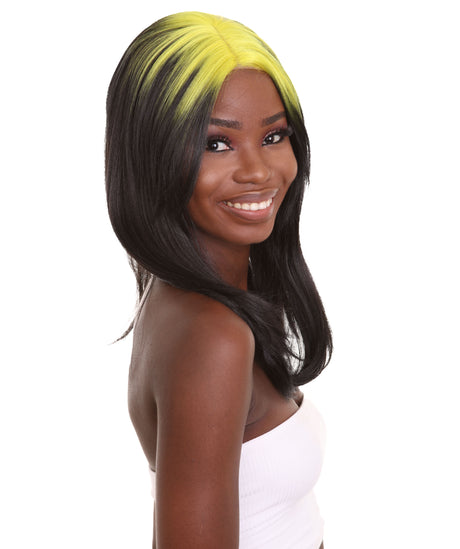 Billie - Women's 26 in. Lace Front Multiple Colors Fashion Mullet with Various Color Roots | Nunique