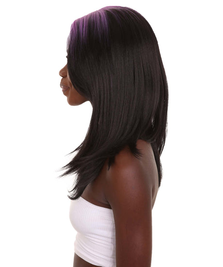 Billie - Women's 26 in. Lace Front Multiple Colors Fashion Mullet with Various Color Roots | Nunique