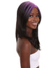 Billie - Women's 26 in. Lace Front Multiple Colors Fashion Mullet with Various Color Roots | Nunique