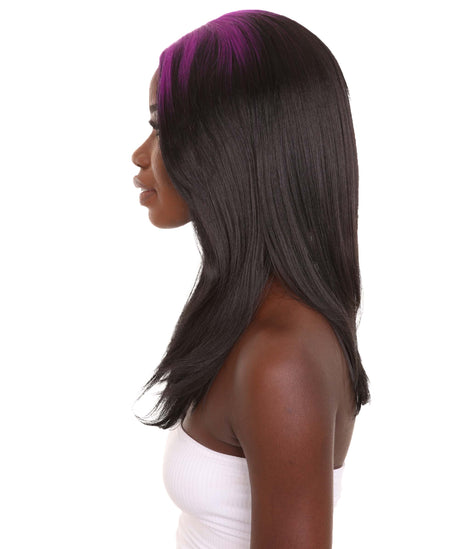 Billie - Women's 26 in. Lace Front Multiple Colors Fashion Mullet with Various Color Roots | Nunique