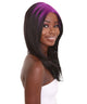 Billie - Women's 26 in. Lace Front Multiple Colors Fashion Mullet with Various Color Roots | Nunique