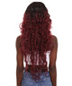 Nunique Women's 33" Lace Front Heat Resistant Natural Model Wig - Extra Long Length Curly Brunette Hair - Easy to Wear and Simple to Maintain