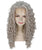 Victoria Nunique Women's 27" in. Lace Front Heat Resistant New Grey Styled Wig | NU