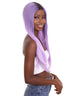 Namaya - Nunique Adult Women's 23" In. Lilac Purple 4x4 with Dark Roots - Lace Front Heat Resistant Fibers
