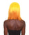 'Till Sunrise Womens Sunrise Shoulder Length 4x4 Lacefront - Dip Dye Synthetic Extra Bright Ombre Shoulder Length Bob - Adult Lace Front Wig | Nunique
