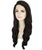 Delilah Nunique Adult Women's 27" Inch Long Length Wavy C-Part Lace Natural Black 40's Icon Beauty Wig, 100% Heat Resistant Fibers, Perfect for your Everyday Wear and Styling to your Expectations! -   Wig,  | NU