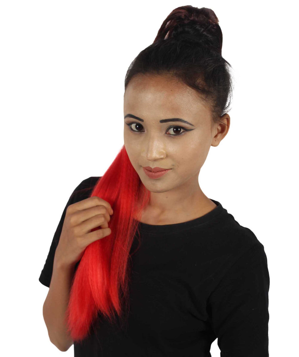 Ponytail extension outlet red