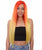 Adult Women's 23" In. American Singer and Rapper Inspired Wig - Long Length Tropical Gradient Hair - Lace Front Heat Resistant Fibers