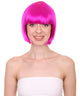 Neon Fuchsia Bob Wig | Short Fancy Cosplay Halloween Wig | HPO