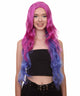 Descendants 3 Audrey Curly Wavy Wig | Purple & Blue TV/Movie Wigs | HPO