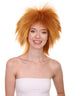 Funky Punk Orange Brown Wig | Character Cosplay Halloween Wig | HPO