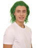 KOSMOS | Sadistic Villian Lace Front Wig | Curly Green Cosplay Lace Wig