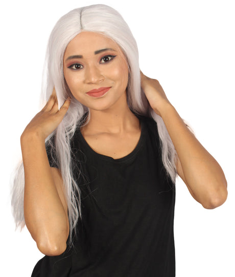 Skylar Women's Long Length Lace Front Straight With Bangs - Adults Fashion Wigs | Nunique