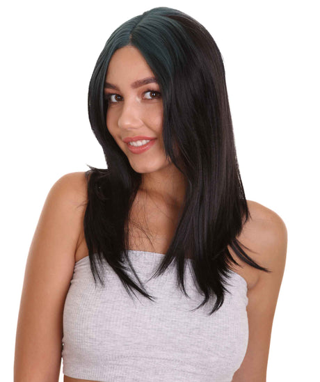 Billie - Women's 26 in. Lace Front Multiple Colors Fashion Mullet with Various Color Roots | Nunique