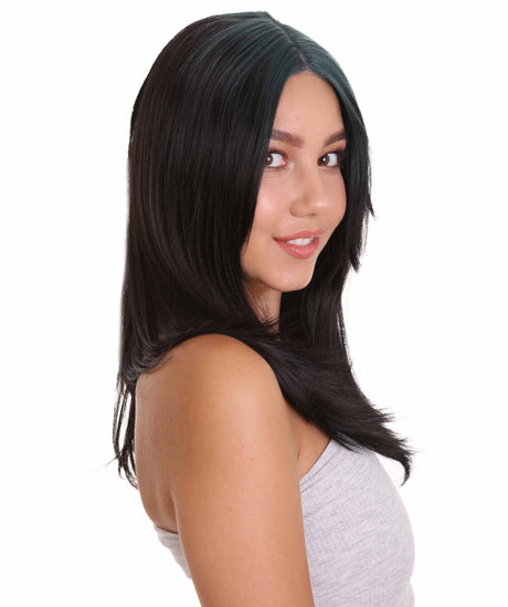 Billie - Women's 26 in. Lace Front Multiple Colors Fashion Mullet with Various Color Roots | Nunique