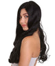 Nunique Adult Women's 24" In. - Long Length Jet Black Straight Hair - Lace Front Heat Resistant Fibers