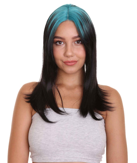 Billie - Women's 26 in. Lace Front Multiple Colors Fashion Mullet with Various Color Roots | Nunique