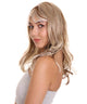 Adult Women's 18" In. Surfer Bleached Bad Guy Inspired Wig - Shoulder Length Wavy Beach Blonde Hair with Dark Roots - Lace Front Heat Resistant Fibers