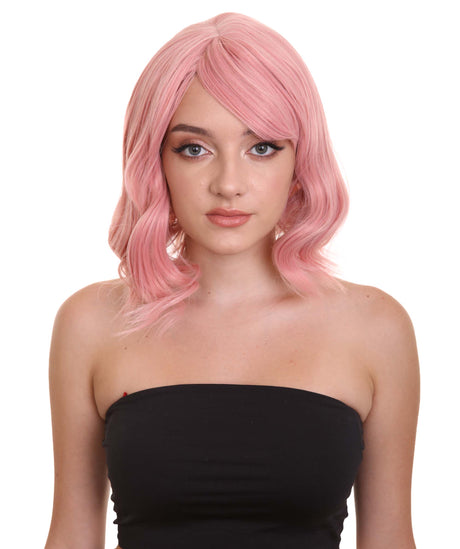 Amie - Women's Shoulder Length Wavy Wig with Face Framing Bangs - Fashion Wig | NU