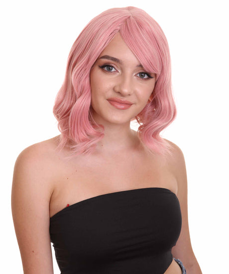 Amie - Women's Shoulder Length Wavy Wig with Face Framing Bangs - Fashion Wig | NU