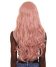 Anya - Nunique Women's  30" Wavy Lace Front Heat Resistant Fashion Icon Wig - Extra Long Length Pink Hair - Easy to Wear and Simple to Maintain
