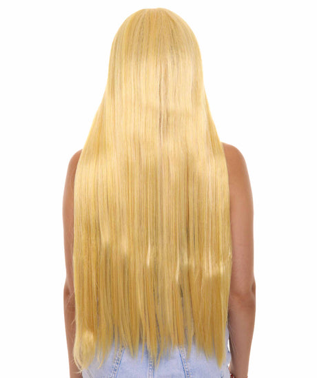 Nunique Adult Women's 30" In. American Social Media Personality Wig - Extra Long Length Golden Blonde Hair