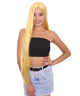 Nunique Adult Women's 30" In. American Social Media Personality Wig - Extra Long Length Golden Blonde Hair