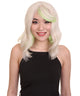 Amie - Women's Shoulder Length Wavy Wig with Face Framing Bangs - Fashion Wig | NU