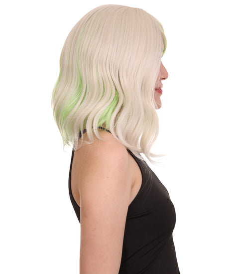 Amie - Women's Shoulder Length Wavy Wig with Face Framing Bangs - Fashion Wig | NU