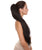 Styless Adult Women's Extra Long 32" In. Dark Brown Ponytail Extension - Heat Resistant Synthetic Fibers - Hair Clip Extension