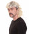 Adult Men's Zookeeper of Animals Mullet With HandleBar Mustache