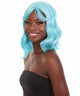 Amie - Women's Shoulder Length Wavy Wig with Face Framing Bangs - Fashion Wig | NU
