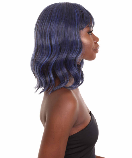 Amie - Women's Shoulder Length Wavy Wig with Face Framing Bangs - Fashion Wig | NU