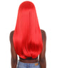 Nunique Women's 26 in. Lace Front Heat Resistant Wig NUW-0059 (Red)