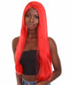 Nunique Women's 26 in. Lace Front Heat Resistant Wig NUW-0059 (Red)