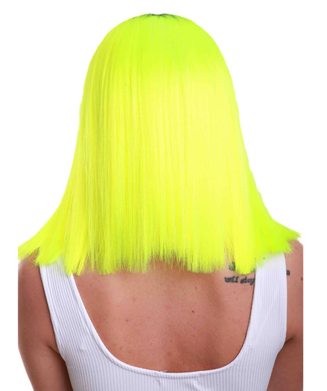 See Me Women's Mid Length Lace Front Straight Hair With Dark Roots - Adult Fashion Wigs | Nunique