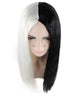 Women's Extra Long Two Tone Center Part Wig with Natural Texture - Adult Halloween Wigs | HPO