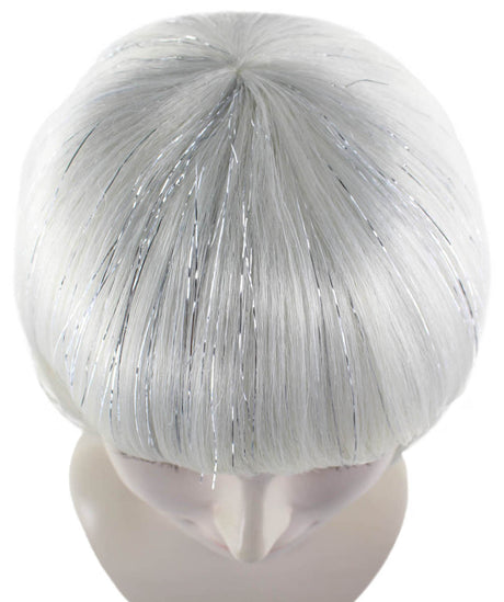 Silver Bob Wig | Party Ready Fancy Cosplay Halloween Wig | HPO