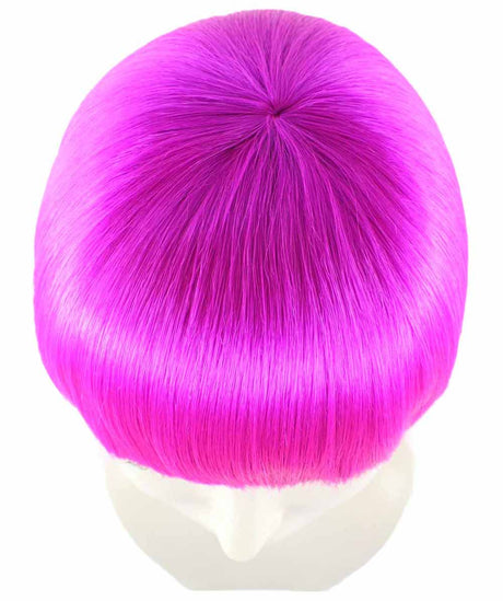 Neon Fuchsia Bob Wig | Short Fancy Cosplay Halloween Wig | HPO