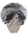Black and White Curly Wig