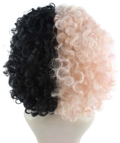 Women's Two-Tone Dolly Shirley Temple Ringlets with Yellow Petal Crown - Halloween Wigs | HPO