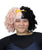 Women's Two-Tone Dolly Shirley Temple Ringlets with Yellow Petal Crown - Halloween Wigs | HPO