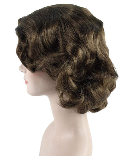 Women's 20's Wavy Bob with Big Curls - Halloween Wigs | HPO
