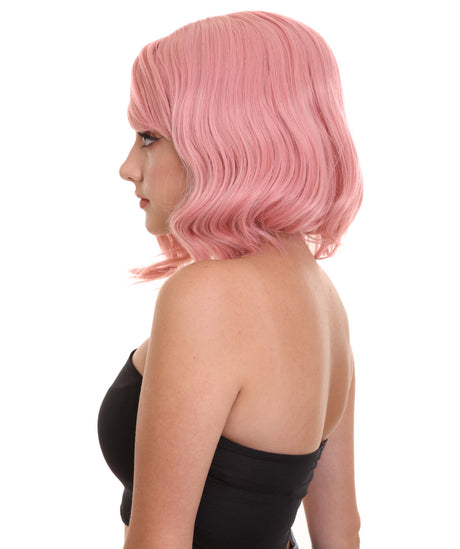 Amie - Women's Shoulder Length Wavy Wig with Face Framing Bangs - Fashion Wig | NU