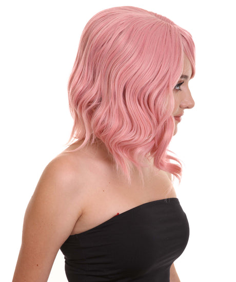 Amie - Women's Shoulder Length Wavy Wig with Face Framing Bangs - Fashion Wig | NU