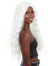 Nunique Adult Women's 27" In. Say So Rapper Wig - Extra Long Length Platinum Silver Wavy Hair