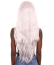 Nunique Adult Women's 30" In. - Extra Long Length Wavy Beach White Hair