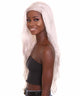 Nunique Adult Women's 30" In. - Extra Long Length Wavy Beach White Hair