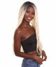 Nunique Adult Women's 28" In. American Singer Dreadlocks Wig - Long Length Beach Blonde Hair With Dark Roots